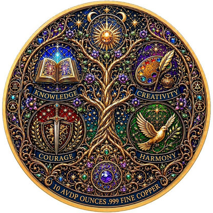 From Life Comes the Future 10 oz Copper Medal