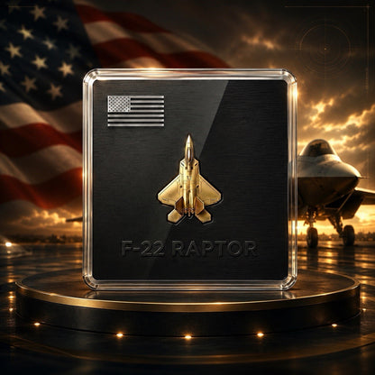 F22 Raptor 1/20 oz Gold Medal Coin