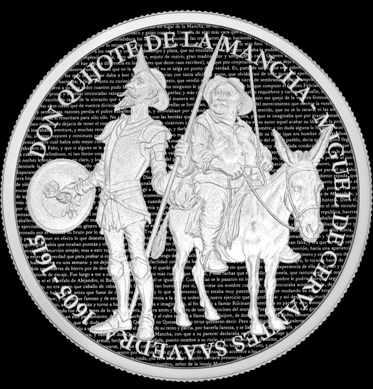 2026 Cameroon Don Quijote de la Mancha Proof 1 oz Silver Coin in Card (PRE-ORDER