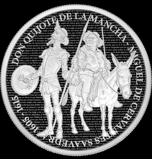 2026 Cameroon Don Quijote de la Mancha Proof 1 oz Silver Coin in Card (PRE-ORDER