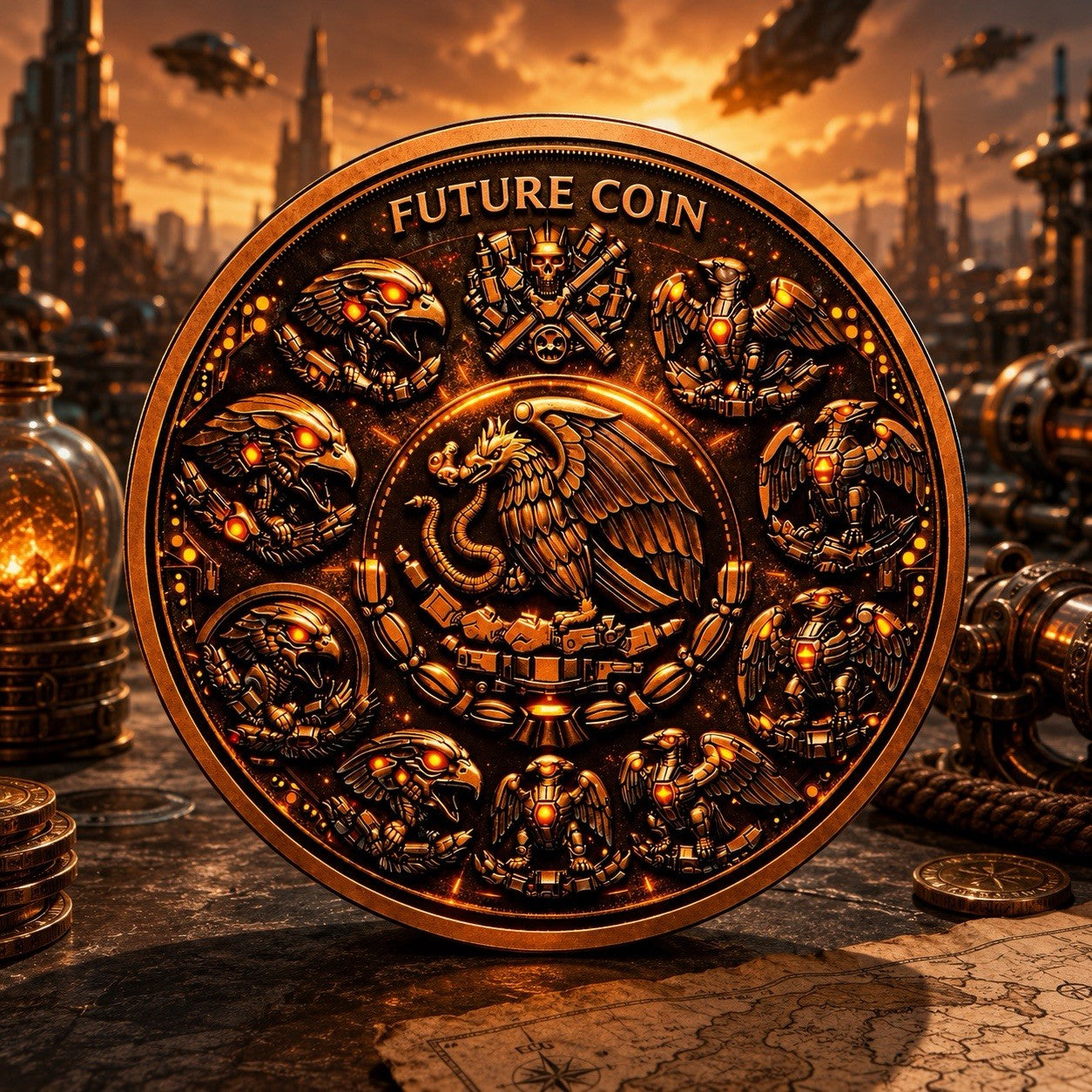 2026 Libertad Future Coin 1 Oz Copper Round Italy