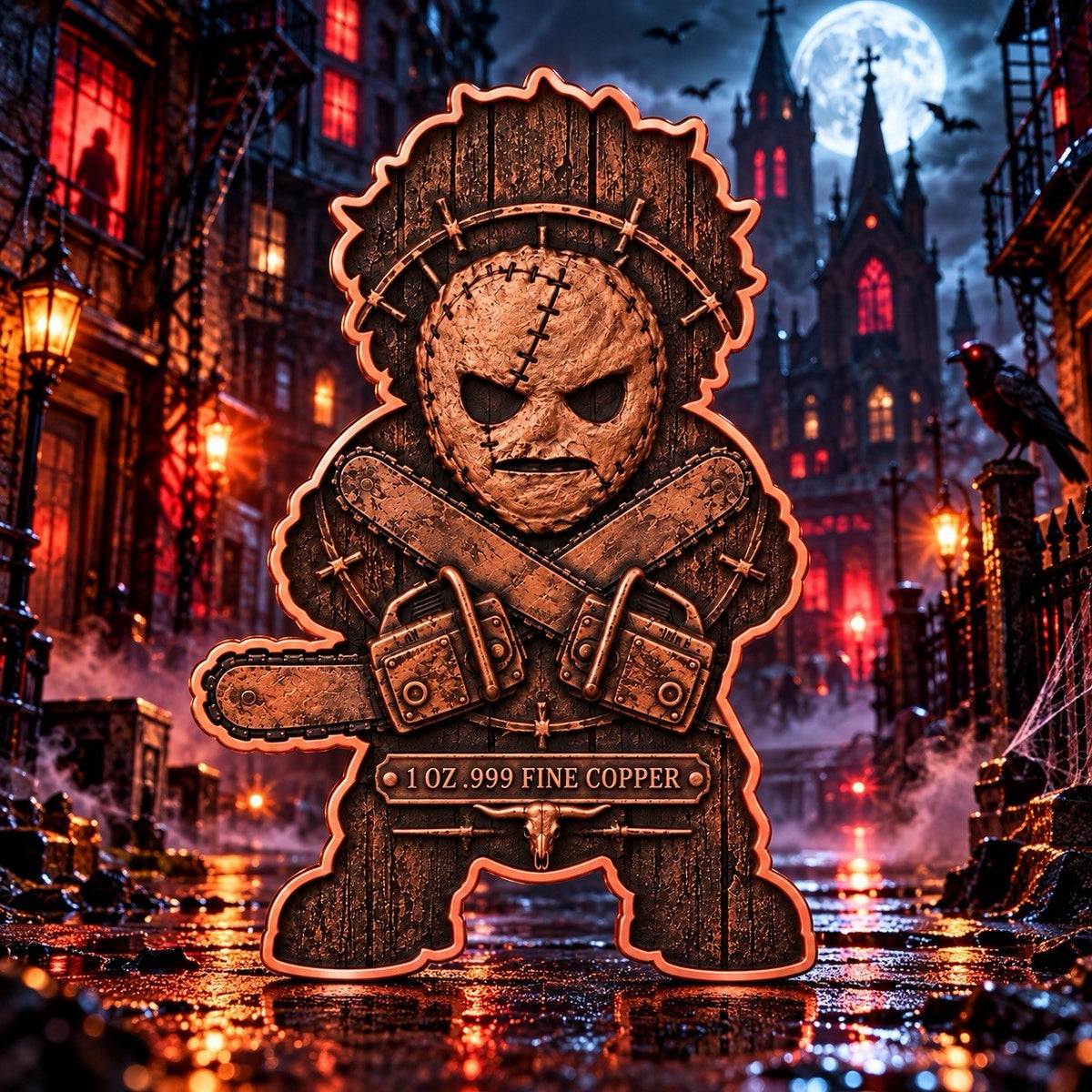 2026 Halloween Icons of Terror: Leatherface 1oz Copper Figure
