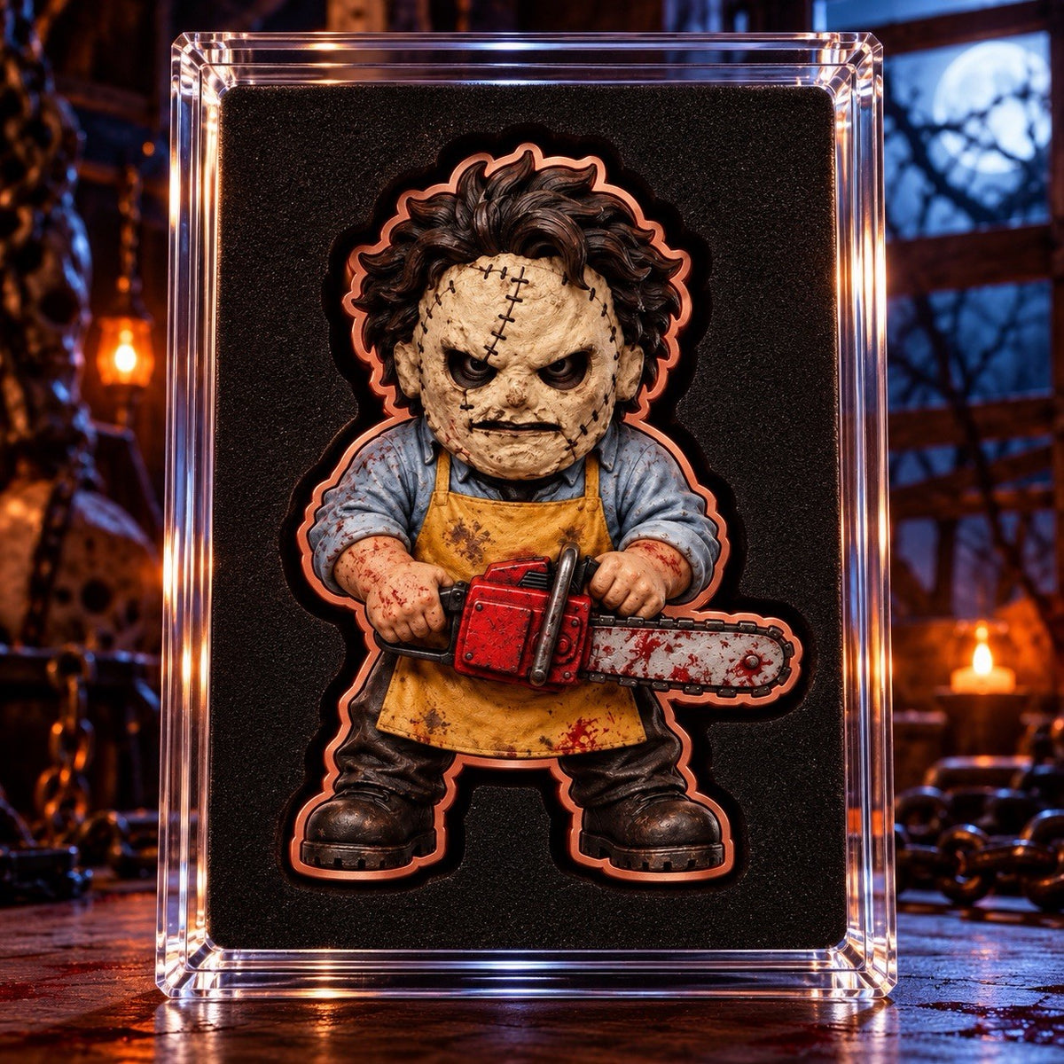 2026 Halloween Icons of Terror: Leatherface 1oz Copper Figure