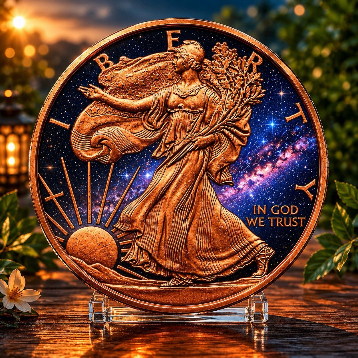 Walking Liberty 5oz Copper Coin High Relief