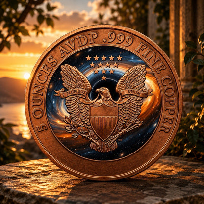 Walking Liberty 5oz Copper Coin High Relief