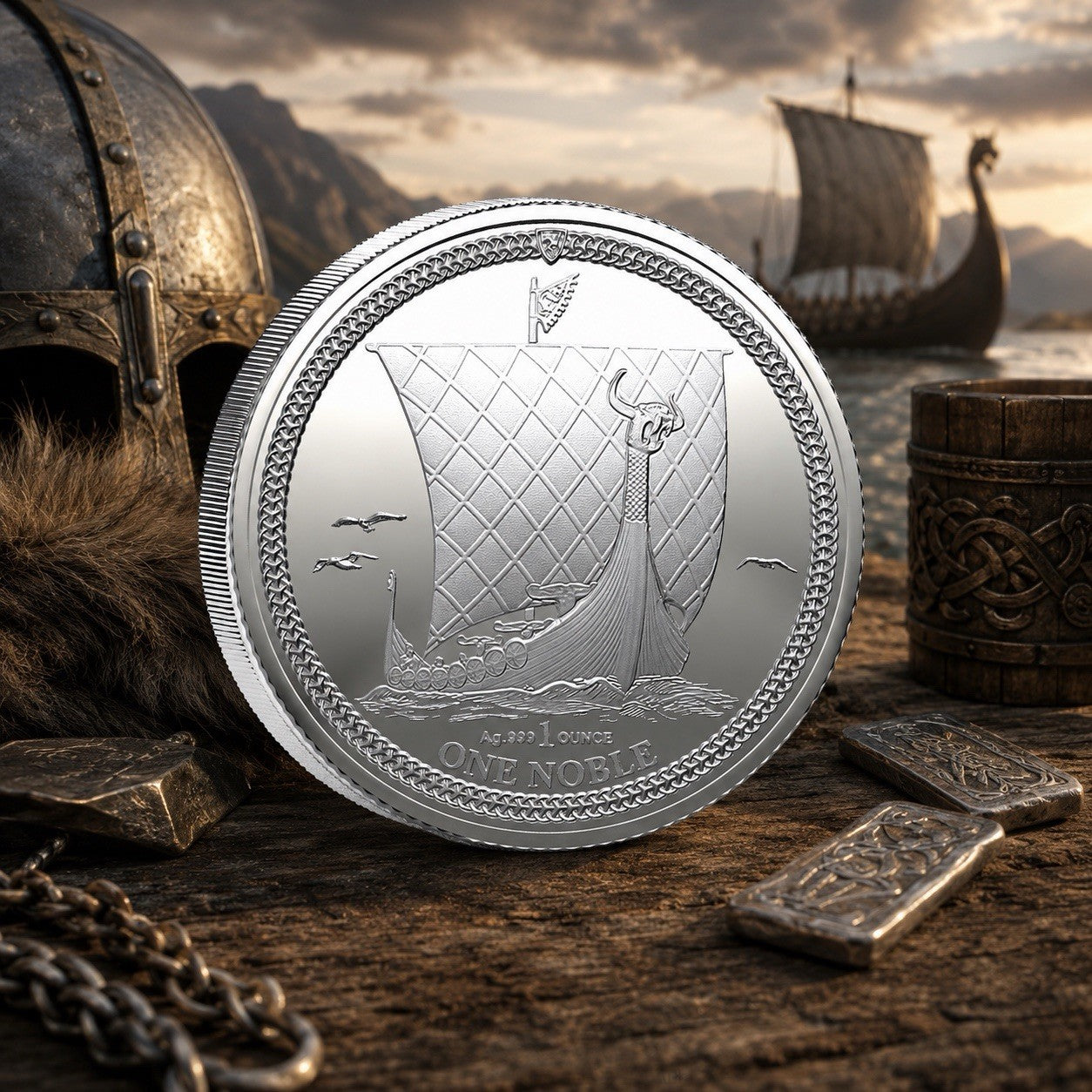 2026 Isle of Man Noble Proof 1 oz Silver Coin