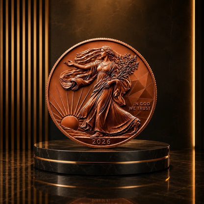 Liberty Eagle 20 x 1oz Copper Rounds in tube