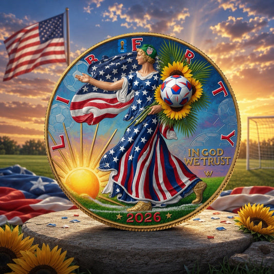 2026 ASE USA World CUP TEAM 1 oz Silver Medal in Box