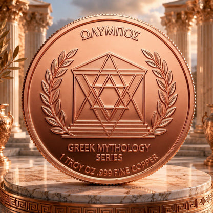 2026 Greek Mythology Series Athena 5 oz High-Relief Color Coin