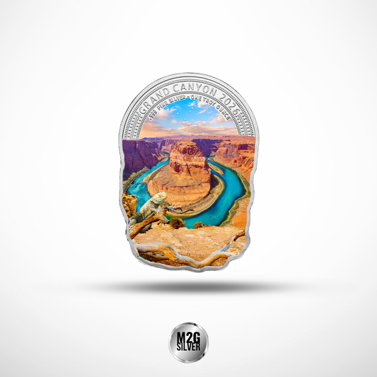 2026 Fiji Wonders of Nature Grand Canyon 1 oz Silver Coin