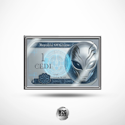 2026 Ghana Galactic Supremacy 5g Silver Foil Coin