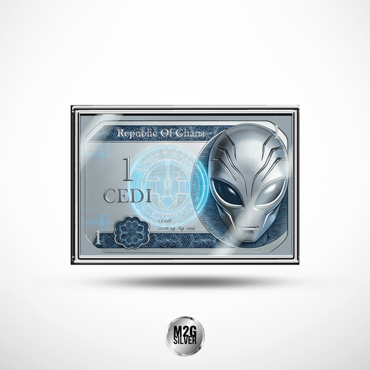 2026 Ghana Galactic Supremacy 5g Silver Foil Coin